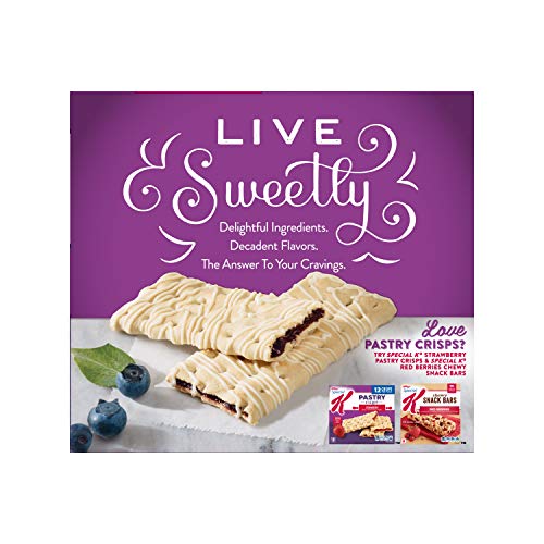 Kellogg's Special K Pastry Crisps, Breakfast Bars, 100 Calorie Snacks