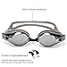 SIXBOX Swim Goggles leak free anti UV lens adjustable shoulder strap Triathlon Swimming Goggles Anti fog nose clip, Ear adult male, Female, Kids,Youth(Gray)