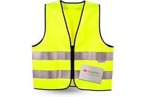 SIFE Kids Safety Vest for Children 3-12Y,w/3M Compatible Tech,6 Colors - Mesh & Knit