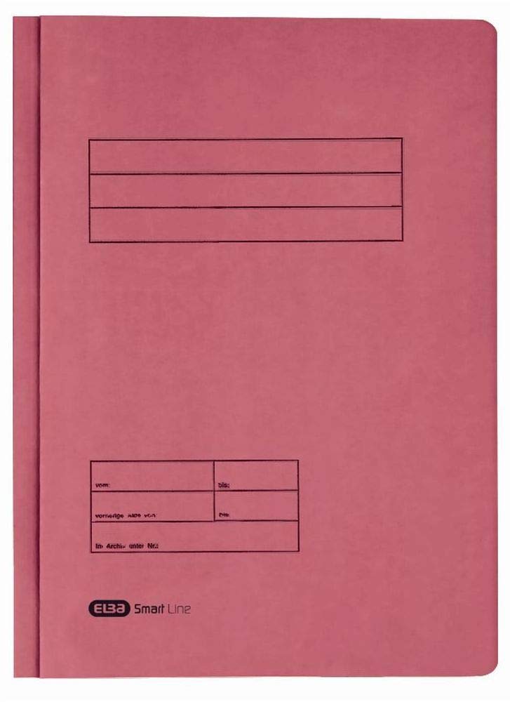 Elba 23462RO Extra Thick Exercise Book Manila Cardboard for 200 DIN A4 Pages Set of 50 320 g/sqm Red