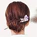 STARROP Chinese Hair Chopstick Hair Decor flower Hair Pin Hair Clip Metal Hair Stick