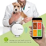 Tuokiy Pet Fitness Tracker - Thin and Lightweight Pet Activity Monitor for Dogs & Cats - Mood Detection(NO GPS)