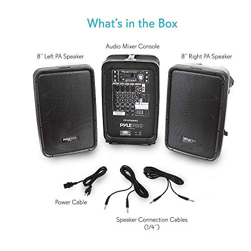 2 Karaoke+Speaker+Mixer+System+8+Channel