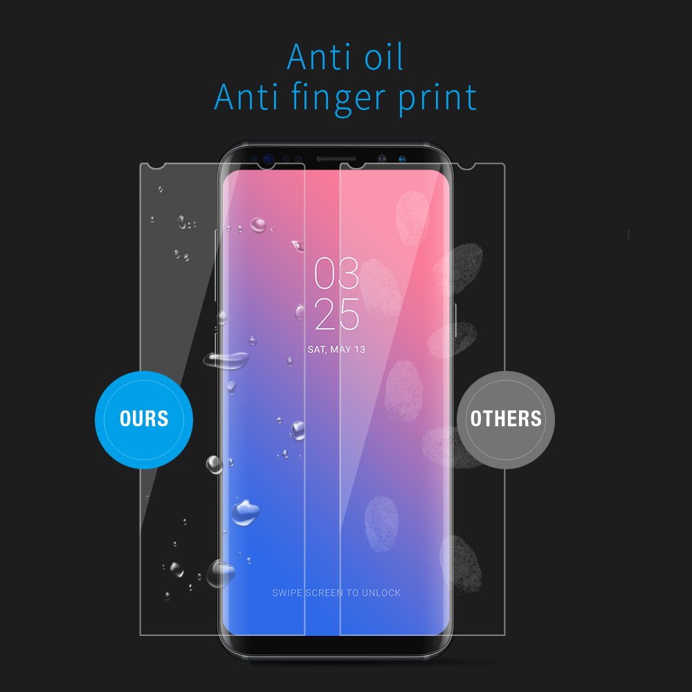 Samsung Galaxy S8 Screen Protector 3 Pack, Rraycom 9H Real Tempered Glass Protector High Transparency. HD Screen and Hight Contrast Coating.