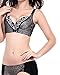 ETOSELL Women Push Up Underwire Padded Up Embroidery Lace Bra Brassiere Black34B