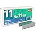 Max Staples No. 11-1M- Pack of 10 Boxes (10,000 Staples)