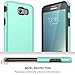 Galaxy J7 V Case, J7 Perx Case,J7V Case,J7 Sky Pro Case,Galaxy Halo Case, All Around Protection Hybrid Dual Layer Armor Phone Case Cover for Samsung Galaxy J7 2017, Sky Blue