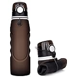 Valourgo 35 oz Collapsible Water Bottle, Large bpa Free Travel Water Bottle Reusable Water Bottle