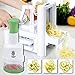 Culinary King Tri-Bade Vegetable and Fruit Spiral Slicer and Spiralizer with Free Bonus Tomato and Onion Dicer for Zucchini, Pasta, Spaghetti, and Vegetarian Cooking