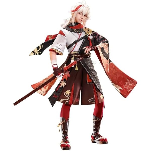 Amazon.com: NSPSTT Genshin Impact Kazuha CosplayOutfit