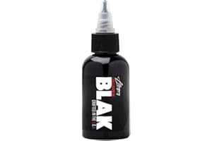 Allegory Tattoo Ink – Blak, Premium Black Tattoo Ink, Perfect for Lining and Shading, Smooth, Consistent Pigment, Vegan Friendly Tattoo Color, Organic Ink, Crafted in The USA, 2 oz