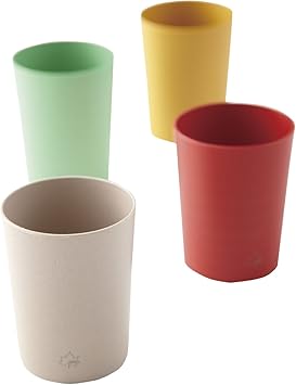 Amazon ロゴス 食器セット 抗菌バイオプラントカップ 4色セット ロゴス Logos マグ シェラカップ