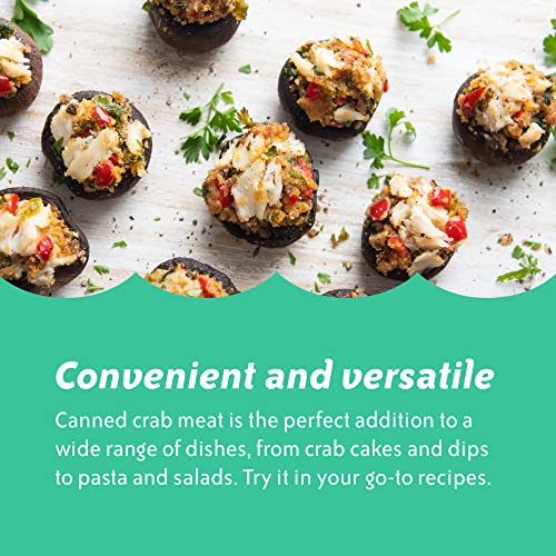 Chicken of the Sea Lump Crab Meat, High in Calcium, 6 oz. Can (Pack of