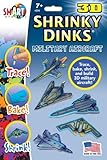 3D Military Aircraft Shrinky Dinks