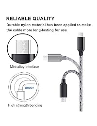 Cargador de pared USB + cable de carga micro, 6 patas