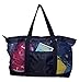 Super Large Mesh Tote Beach Bag - 24 x 15 x 6 - Can be Personalized (Blank Blue)
