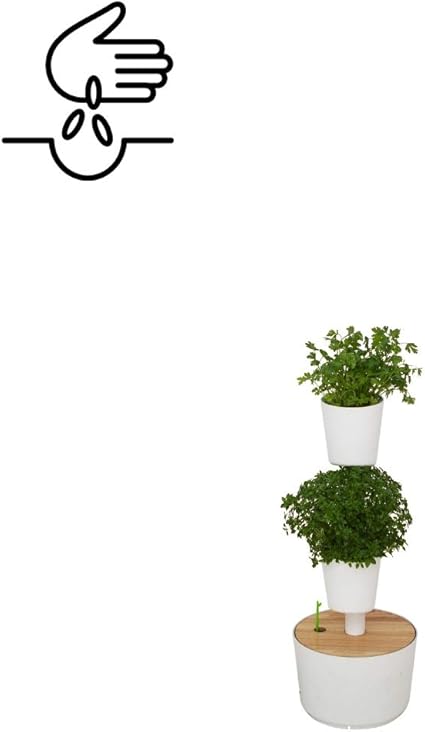 Citysens - Indoor Garten mit Digital Erd-Bewässerungs-System, Weiß, 2