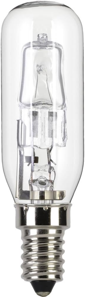 240v 30w = 40w ECO Halogen lamp for use within a Normende cooker hood / chimney. 240v. SES (E14) Small Edison Screw. Energy saving light bulb