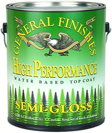 General Finishes Water Based High Performance Urethane Topcoat (Gallon, Semi-Gloss)