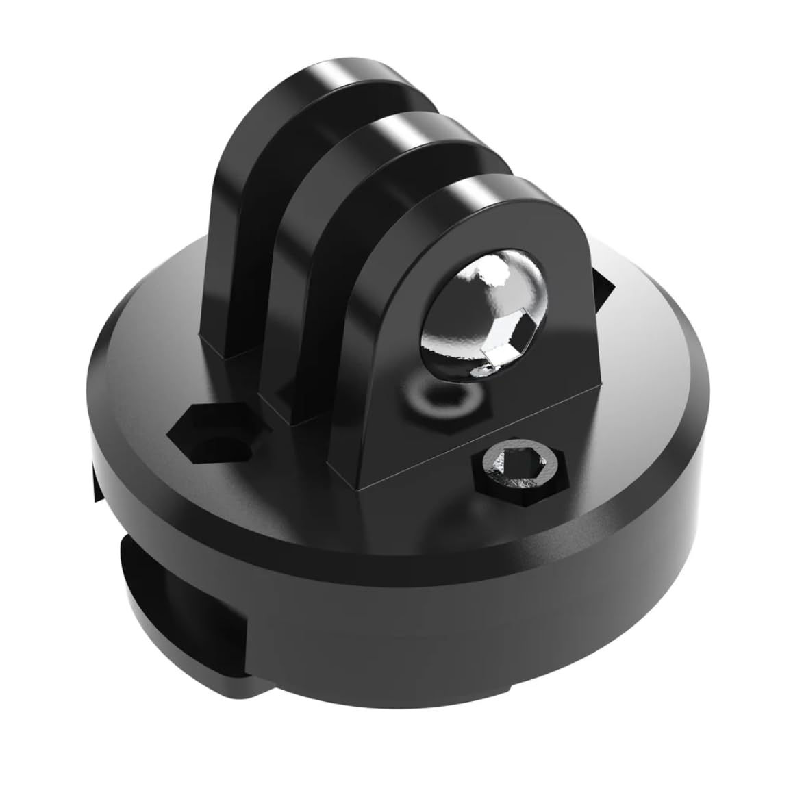 KOM Cycling Top Mount Compatible with Adapters that quarter turn into Compatible Computer Mounts such as the Garmin Edge or Wahoo - Great for mounting Cameras and Lights!