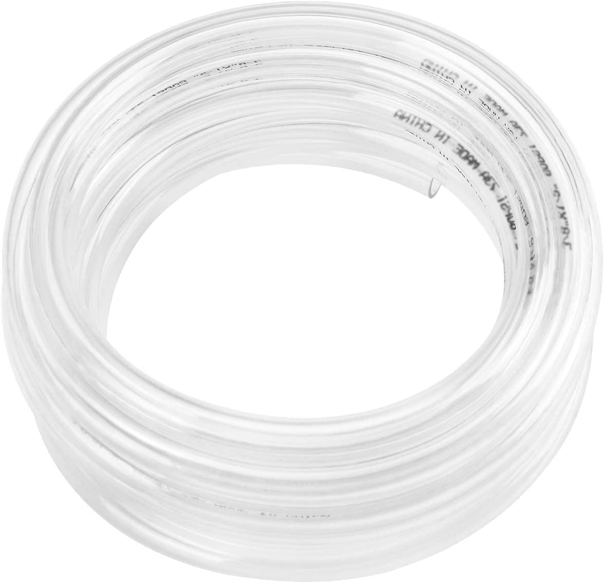 Photo 1 of Eastrans 1/4" I.D. x 3/8" O.D. Clear Vinyl Tubing 25 Feet, Flexible Hybrid PVC Tubing Hose, Lightweight Plastic Tube UV Chemical Resistant Vinyl Hose, BPA Free and Non Toxic