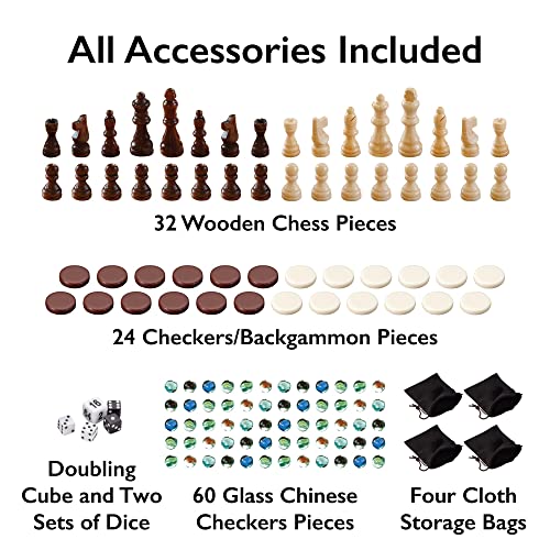 Mainstreet Classics Broadway 5in1 Combo Board Game Set Pricepulse