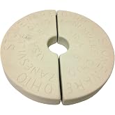 Ohio Stoneware Fermenting Crock Brine Weight Stones for 5 Gallon Crock, USA Made