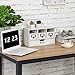 MyGift Vintage White Wood Desktop Office Supplies Organizer with 4 Pull Out Drawers, Small Dresser Top Storage Cabinet