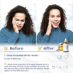 HIQILI Clove Oil 1 Fl Oz, 100% Pure Undiluted Clove