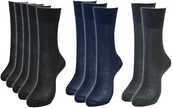 Amazon Co Jp メンズ New薄手 紳士 純然たる綿100 ビジネス ソックス 10足セット 服 ファッション小物