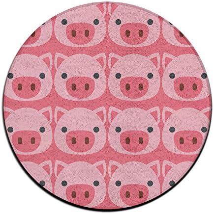 Pig Face Emoji Doormat Entrance Mat Floor Mat Rug Indoor/Outdoor/Front Door Mats Non Slip