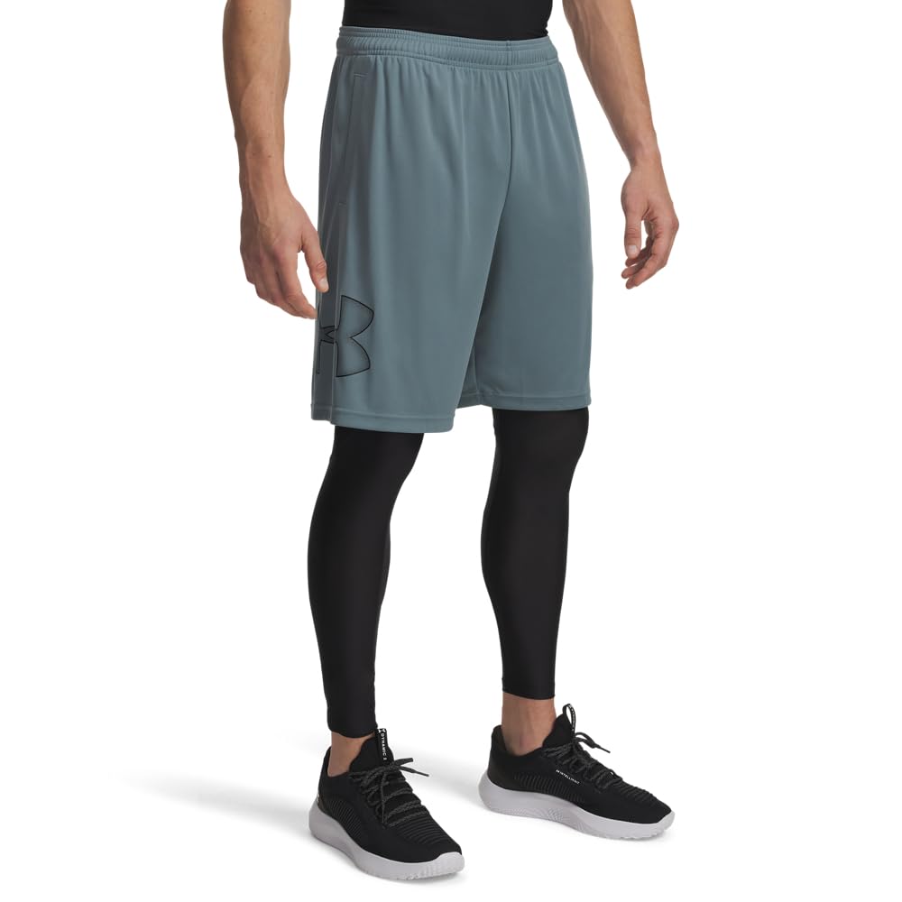Under Armour Men's Tech Graphic Shorts, (587) Jasper Blue / / Black, 4X-Large Image