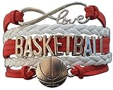 Basketball Bracelet- Charm Bracelet- Basketball Jewelry For Girls- Perfect Basketball Gift