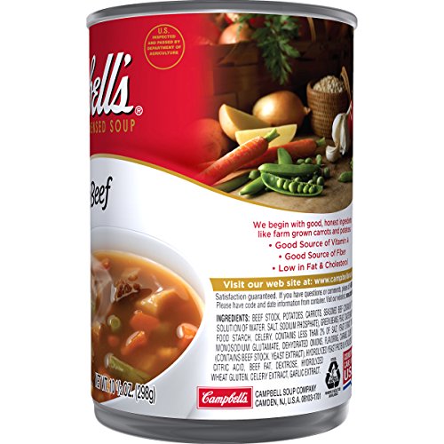 Campbell's Vegetable Beef Condensed Soup (Pack of 24) - Image 6