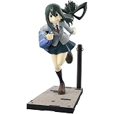 Bell Fine My Hero Academia: Konekore: Tsuyu Asui (Uniform Version) 1:8 Scale PVC Figure, Multicolor