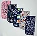 2 Ply World Of Science Flannel Washable Kids Lunchbox Napkins 8x8 inches 5 Pack - Little Wipes (R) Flannel