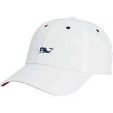 vineyard vines Harbor Seersucker Baseball Hat, White, OS