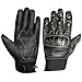 New Men's Carbon Fiber Motorcycle Summer Street Cruiser Armor Biker Gloves L