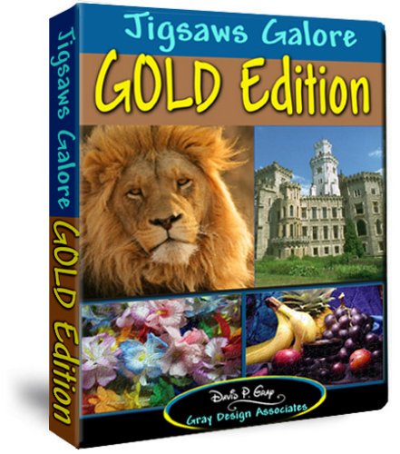 Jigsaws Galore Gold Edition: 200 Beautiful Jigsaw Puzzles for your PC Including Animals, Scenic Places, Buildings, World Travel, Flowers, Holiday Scenes and More!