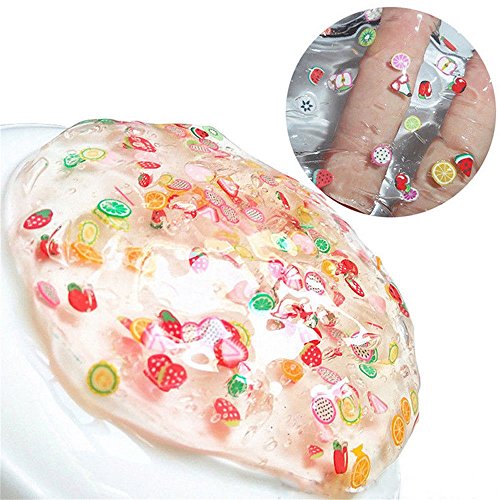 Kanzd Fruit Slices Soft Slime Slime Scented Stress Relief Toy Sludge Toys Slime Supplies (A)
