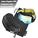 Jogoo Ski Goggles for Snowboard and Snowmobile,Interchangeable Lens and Magnetic Detachable Foam,UV400 Protection and Anti-Fog Design OTG Snow Goggles for Men Women Youth & Unisex