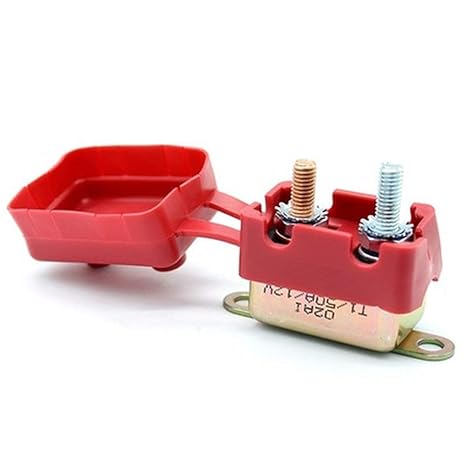 50 Amp Circuit Breaker, 12V - 24V Automatic Reset Circuit Breaker with