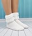YJLSO Women Lace Ruffle Frilly Cotton Socks Princess Socks Ankle Socks,2 pairs,3 pairs,1 pairs (B-White-2 Pairs)