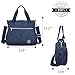 Tote Bag,Nylon Lightweight Handbags for Women with Multi-Pocketed by ZYSUN (Blue)