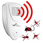 Ultrasonic Pest Repeller by Finita Pesto - SAFE for Children and Pets - Quickly eliminates flies, cockroaches, spiders, fleas, mice, rats, and other pests.