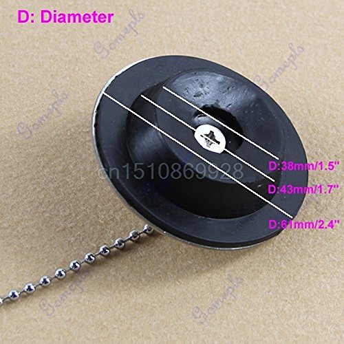 UTP Chrome Bath Tub Drain Bathroom Sink Basin Bathtub Stopper Plug Bathtub Accessory