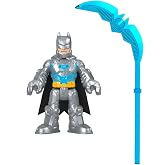 Replacement Part for Imaginext Playset Inspired by DC Superfriends - HGX97 ~ Replacement Poseable Batman Figure and Blue Battle Accessory