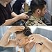 Kingta Rechargeable Hair Clipper Trimmer Mustache Shaving Trimmer (Black+Silver)