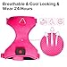 DOMIGLOW Light Up Dog Harness, No-Pull LED Dog Harness Light, Rechargeable Glowing Pet Harness for Night Walking & Camping (Hotpink, Small)