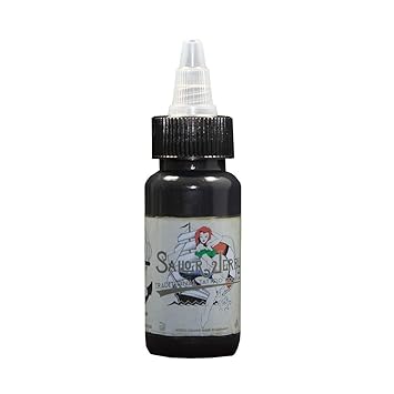 Sailor Jerry Tattoofarbe Magic Black (Magic Schwarz) 30 ml. Made in GERMANY! Mit Zertifikat! Tätowierfarbe, Tattoo Ink, Vertr